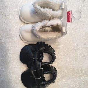 Shoe Bundle! Carter’s NWT and Black Mocassins